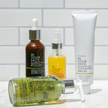 an image of IN YOUR FACE SKINCARE cleansers