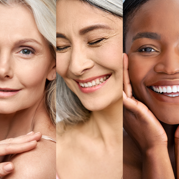 3 women, caucasian, asian and black