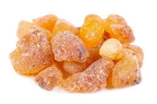 frankincense image showing the golden color of the rocks