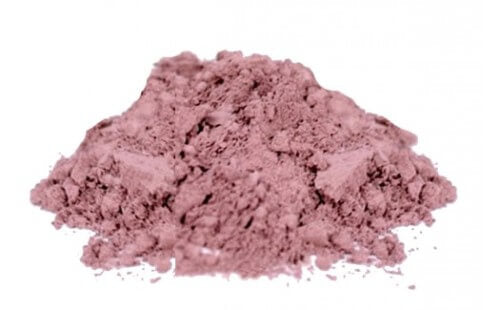 a pile of pink clay for kaolin clay
