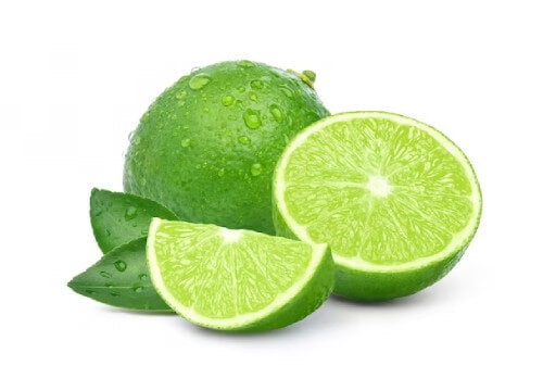 a picture of cut up limes