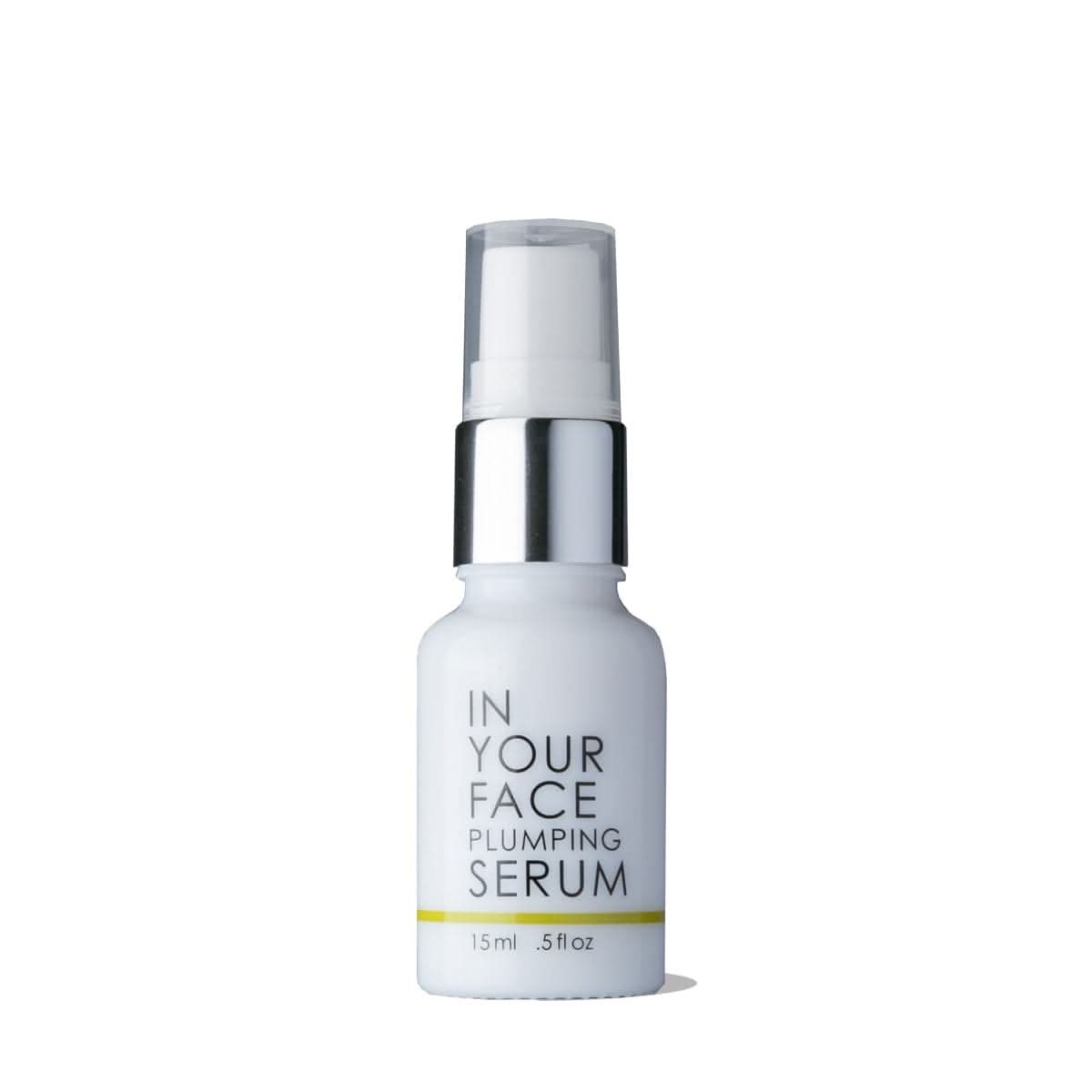 in your face plumping serum mini bottle