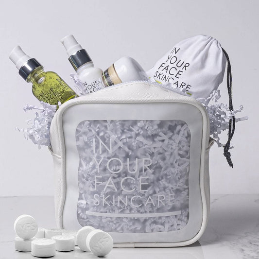 our TRAVEL SET on a white background.