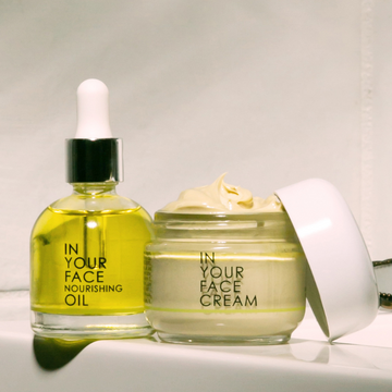 ULTIMATE REPLENISHING DUO on edge of counter