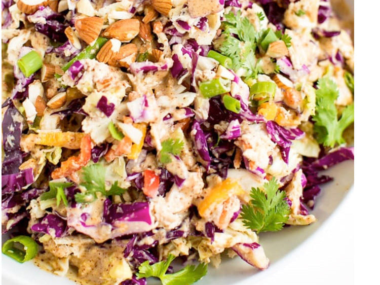 an image of a salad bowl with colorful cabbage