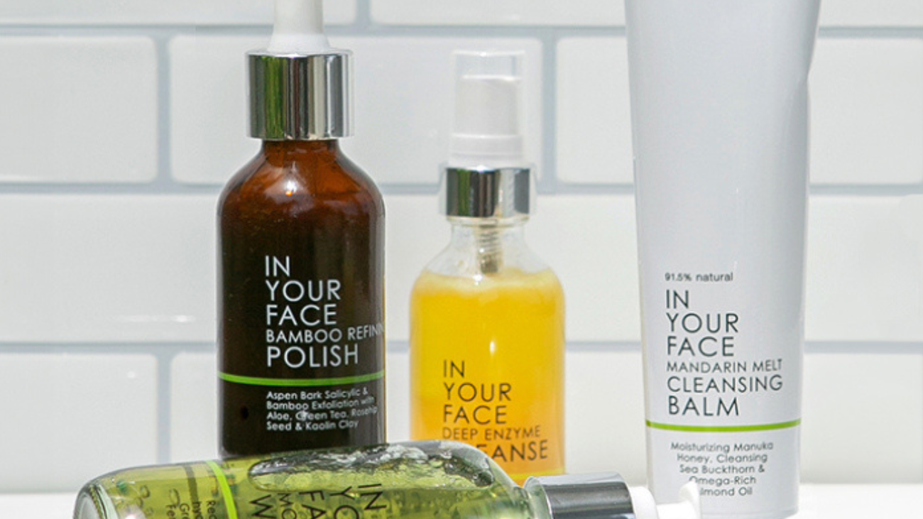 an image of IN YOUR FACE SKINCARE cleansers