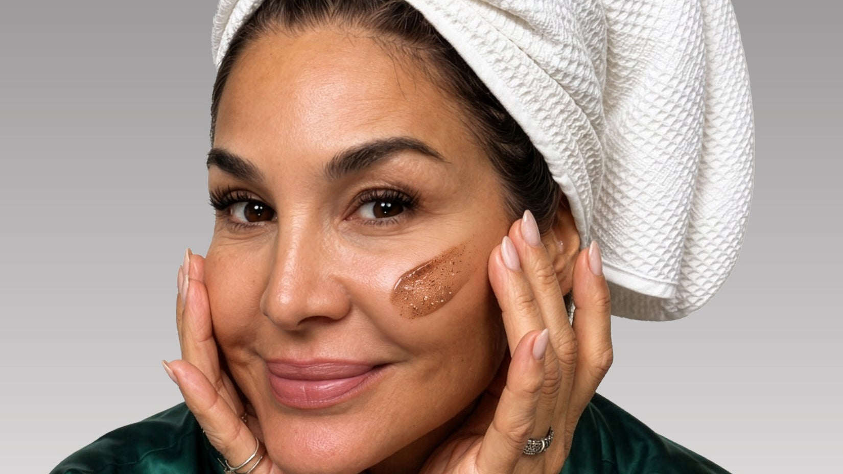 Denice with BAMBOO POLISH on cheek