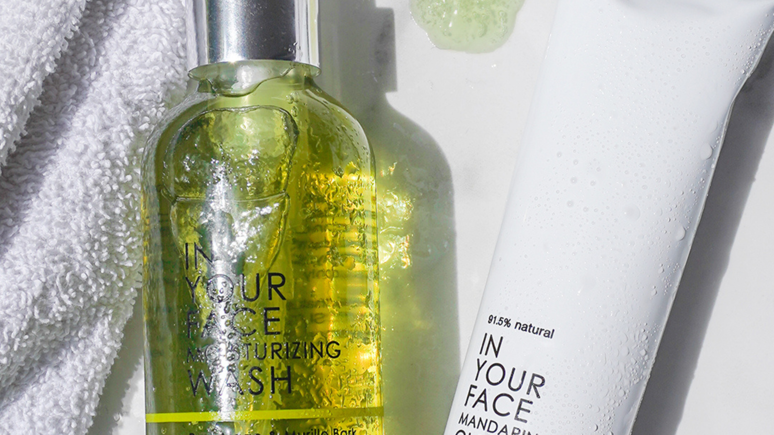 MOISTURIZING WASH and MANDARIN MELT CLEANSING BALM