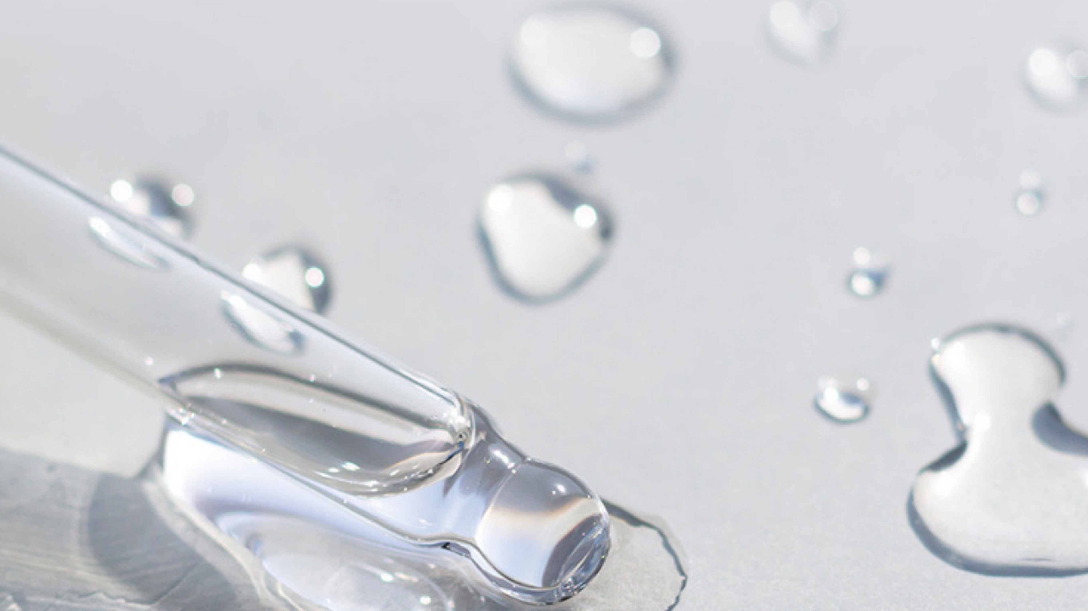 clear serum coming out of pipette