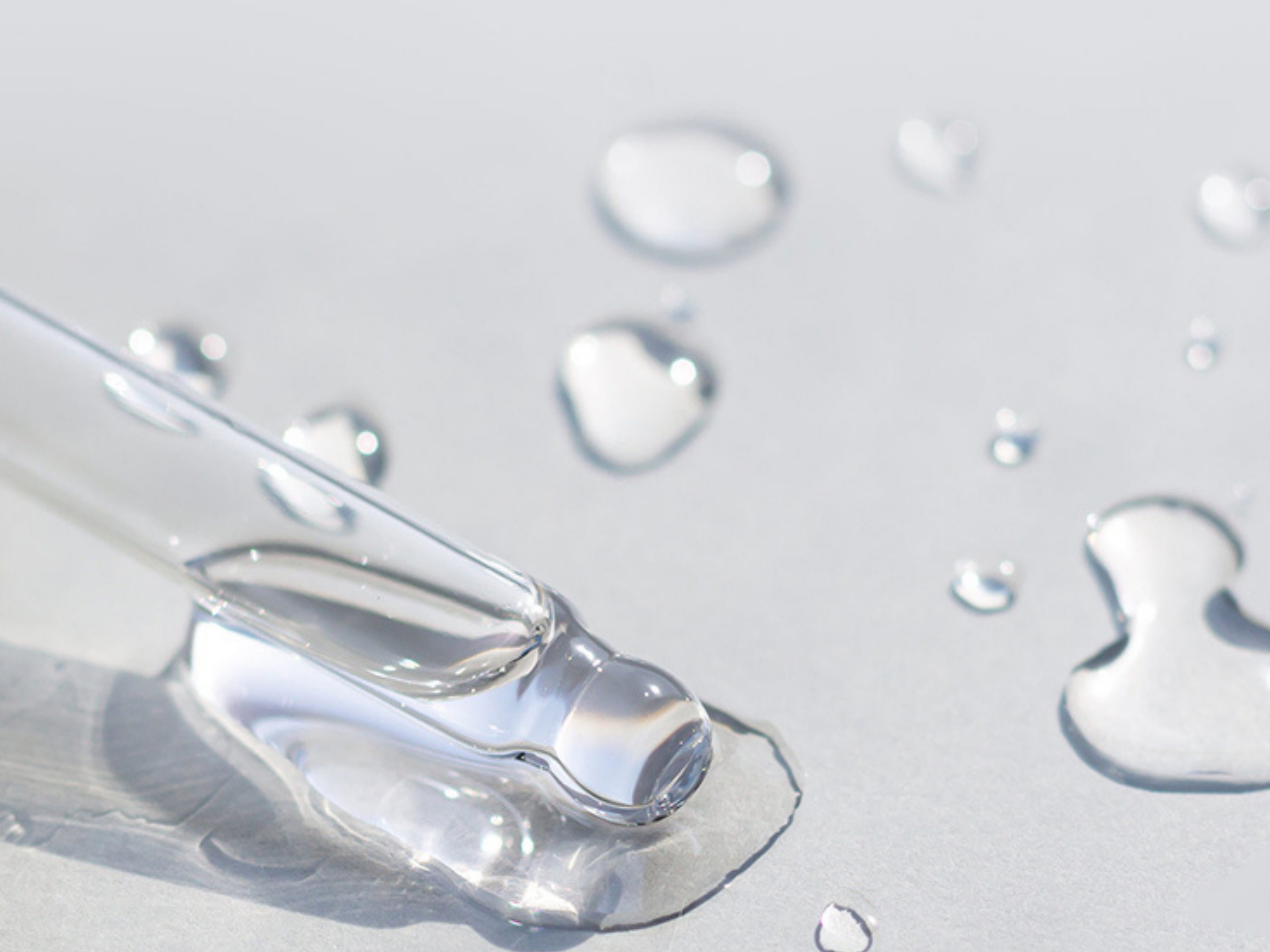 clear serum coming out of pipette