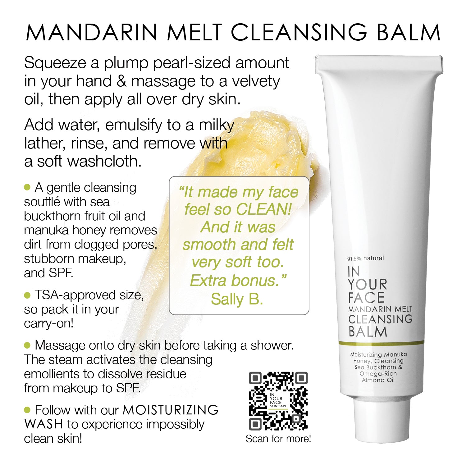 MANDARIN MELT CLEANSING BALM