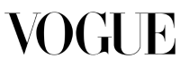 vogue magazine logo on a white background
