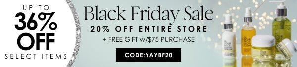 Black Friday sale - 20% off sitewide with code YAYBF20