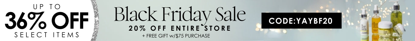 Black Friday sale - 20% off sitewide with code YAYBF20 