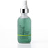 A frosted glass spray bottle of IN YOUR FACE BLUE TANSY HYDRATING FACE MIST with a white pump and silver collar, set against a clean white background.