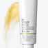 Cleansing balm tube with yellow cream on a white background