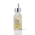 A frosted glass dropper bottle of IN YOUR FACE CLARIFYING SERUM with a white dropper cap, silver collar, and a yellow accent line on the label, set against a clean white background with a soft reflection.
