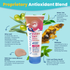 Stream2Sea Every Day Mineral Sunscreen Tint SPF 45 with ingredients highlighted on a blue background