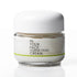 A jar of IN YOUR FACE MARINE PEARL CREAM on a clean white background. The product is in a clear glass jar showing a white cream inside, with a white lid and a white label featuring black text and a thin green stripe.
