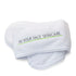 terry cloth hair wrap with IYFS logo