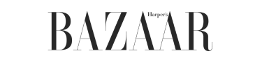 as seen in harper's bazaar logo