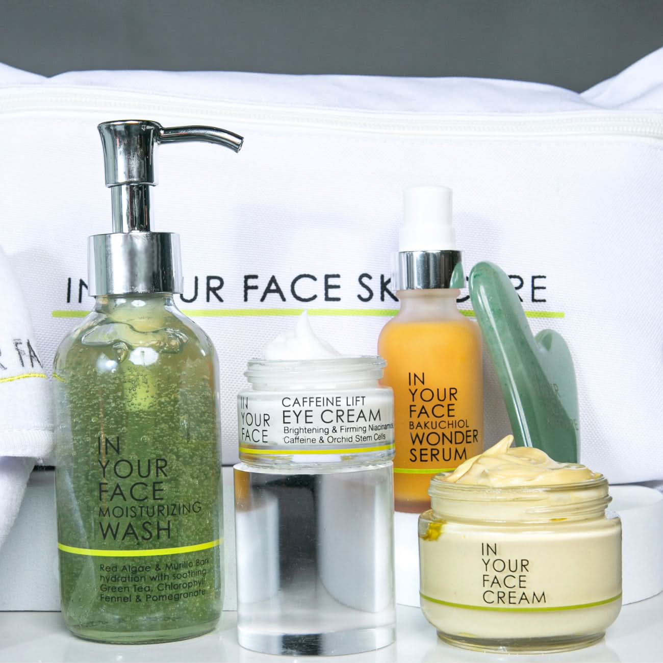DENICE'S BEAUTY SLEEP SET with makeup bag
