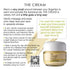 Page 03 of How to GUIDE showing THE CREAM, a cosmetic cream jar with applicator and usage instructions on a white background and QR code.