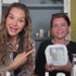 2 women showing the TRAVEL SET contents