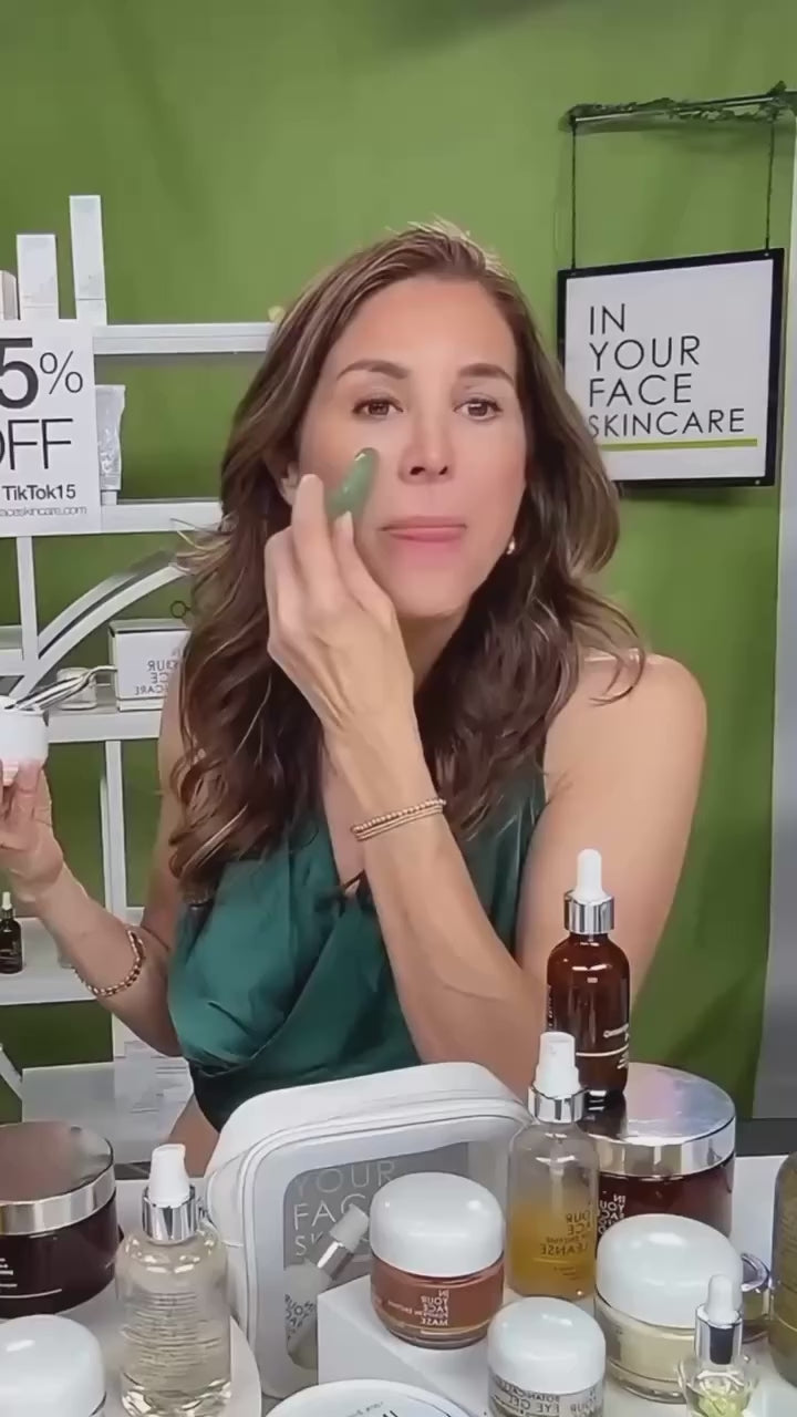 Denice shows how to use a GUA SHA