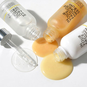 super serum trio spill top view