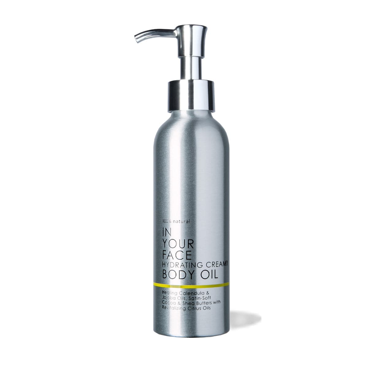 HYDRATING CREAMY BODY OIL on a white background.