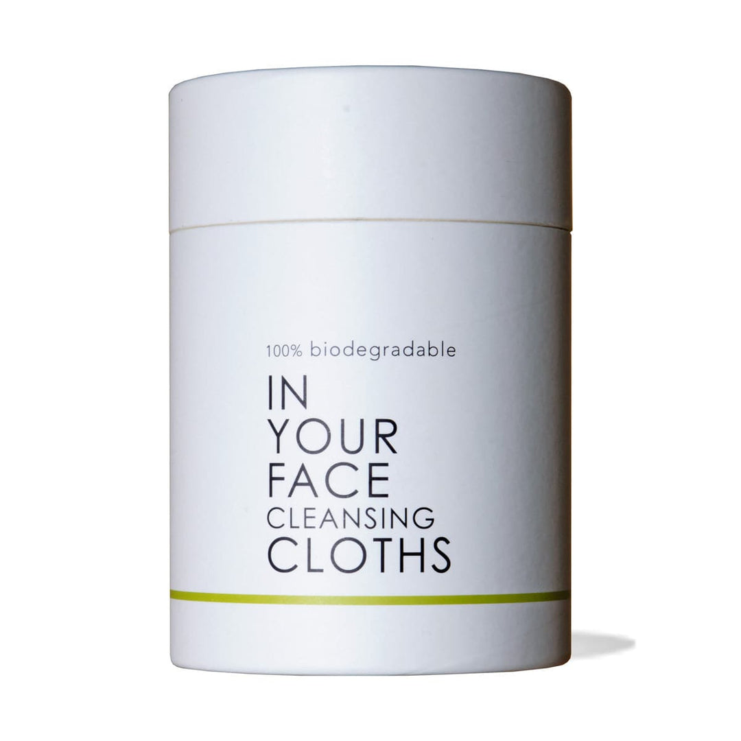 CLEANSING CLOTHS on a white background.