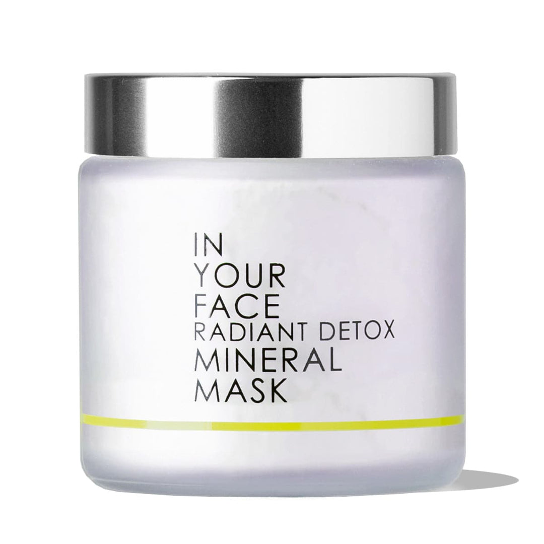 RADIANT DETOX MINERAL MASK on a white background.